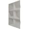 Ekena Millwork 19 5/8in. W x 19 5/8in. H Stratford EnduraWall Decorative 3D Wall Panel Covers 2.67 Sq. Ft. WP20X20STFSM - alternate 3